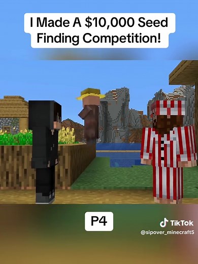 I Made A $10,000 Seed Finding Competition! #minecraft #minecraftpvp #fyp #finding #Competition