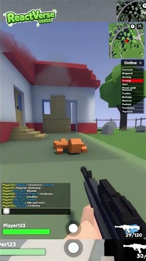 Armed Player VS ZOMBIE on ROBLOX! 🔫💀 (EPIC FIGHT) #roblox