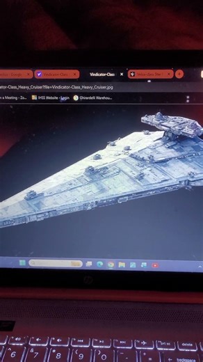 Vindicator-Class Star Frigate Alarm for 1 Hour