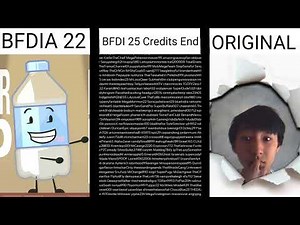 BFDIA 22 VS BFDI 25 CREDITS END VS ORIGINAL (Link)