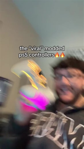 LED PS5 controller that instantly levels up the look of any gaming setup. The lighting looks clean on camera and in person and the controller feels comfortable for long gaming sessions. If you care about aesthetics and performance this is an easy upgrade for your PlayStation setup #ps5 #ledsetup #gamingroom #ps5setup #gamerlife