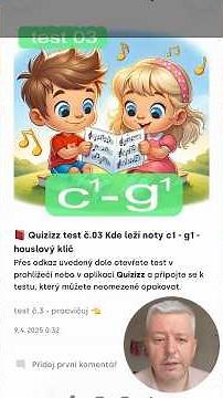 Hudební test č.3 - herohero.co/zkpiano - výuka hry na klavír a klávesy 🎹 piano, noty, teorie ✅