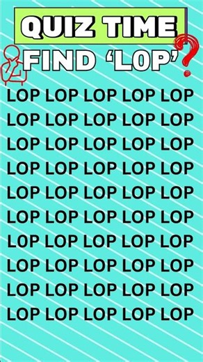 Can You Find Hidden L0P? 👀 Hardest Eye Test! #viral #quiz