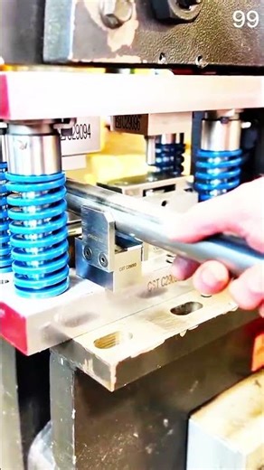 Precision machine pressing techniques produce strong, neat components.