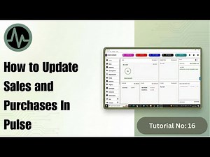 16 How to Update Sales and Purchases In Pulse Software