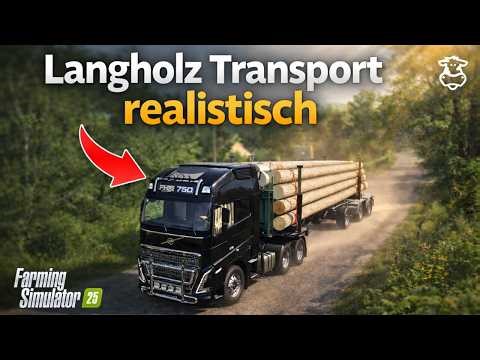 Langholz verladen wie in echt 🚛🌲 | FS25 Realismus #fs25 #ls25 #forest #realisticgameplay #timelapse