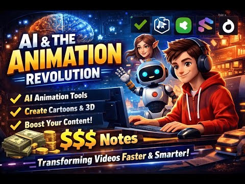 AI & The Animation Revolution 🤖🎬 | AI Animation Tools, Techniques & Future Explained