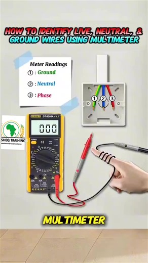 ⚡ ELECTRICAL TRAINING – SOUTH AFRICA ⚡ 🚨 DON’T GUESS WITH ELECTRICITY – GET TRAINED & CERTIFIED Working with electrical systems without proper training can lead to serious injuries, fires, or even death. Do you know how to correctly identify LIVE, NEUTRAL & EARTH wires? Do you know how to safely use a multimeter? 🔥 GET ELECTRICALLY TRAINED NOW – LIMITED SLOTS AVAILABLE 🔥 AS SHEQ Training offers practical, hands-on Electrical Training designed for beginners and professionals working in: ✔ Cons
