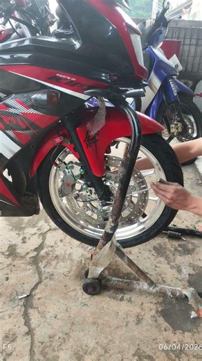 Velg depan Delkevic DND 185 ninja RR new Kaliper 4 piston baut disc standar