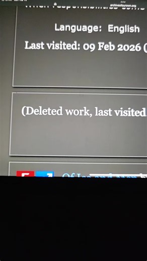 😭 AO3 writer deleted there whole accont and the fanfic I was reading!! #ao3 #ao3fanfic #panicking #cry #comeback