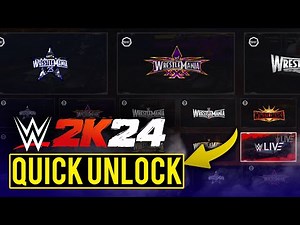 Unlock WWE 2K24 showcase Arenas/Superstars Instantly!