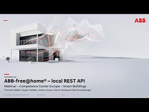 Webinar about ABB-free@home® – local REST API