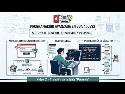 Video 01. Vba Access. Creación de la tabla "Usuarios"