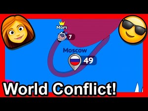Paper.io 2 👩 World Conflict [GAMEPLAY] poki.com