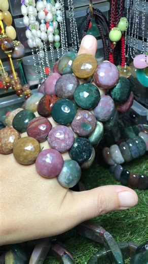 Bloodstone bracelet suitable for large wrist 18-19cm