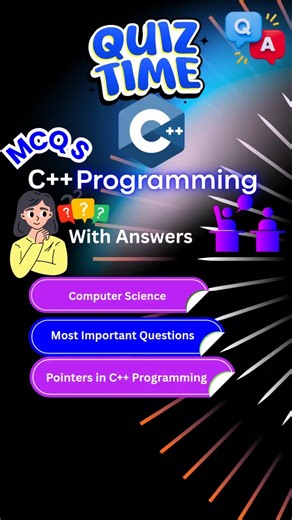 C++ Programming #c++programming #c++tutorial #computerscience #c++forbeginners#mcqs #quiz #interview