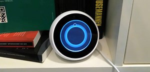 Cortana looks like it belongs on the Amazon Echo Spot