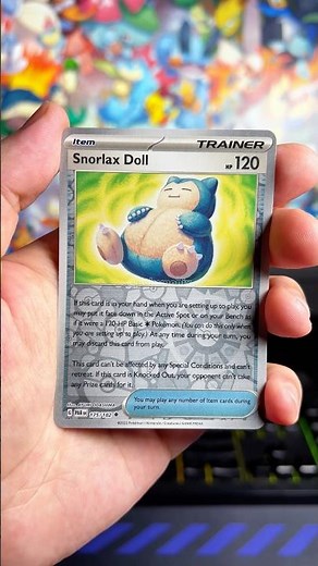 Snorlax Doll 175/182 Paradox Rift – Pokémon TCG Collection