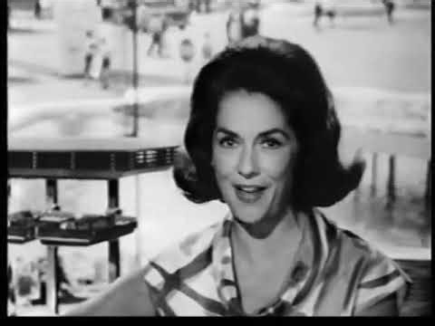 1965 JINX FALKENBURG TV COMMERCIAL FOR GAS COOKING