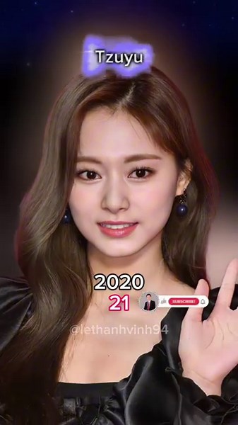 Tzuyu (Twice) evolution from 2015 to 2025