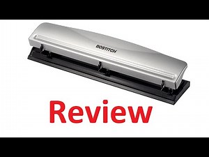 Bostitch HP12 3 Hole Punch Review