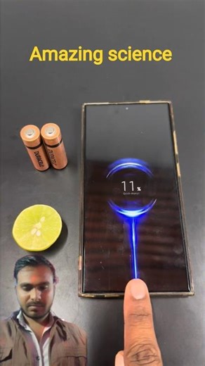 battery and lemon experiments #experiment #science #magictricks #youtubeshorts #trending #shorts