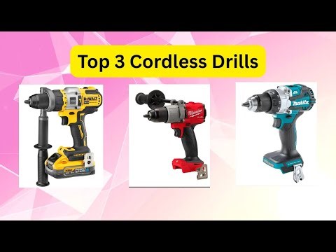 We Compare Cordless Drills: DEWALT vs Milwaukee vs Makita. Which one is best?