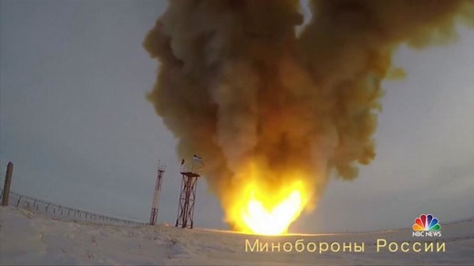Russia testing new hypersonic nuclear missile