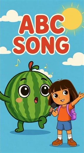 Pon Pon Sings ABC with Dora 🍎🎶 Learn Letters the Fun Way #abcsong