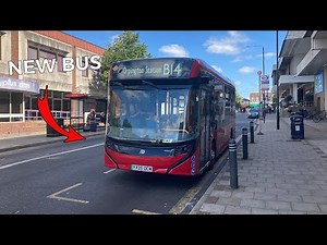 [NEW BUS] Riding the B14 and the new buses of London!