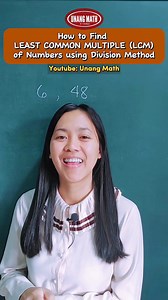 15K views · 458 reactions | How to find the Least Common Multiple (LCM) of Numbers ysong Division Method? #math #mathtutorial #mathtutor #leastcommonmultiple #CSEReview #mathematics #mathskills #LCM #mathtricks #mathhacks #matheducation #mathreview #MathematicsChallenge | Unang Math | Facebook