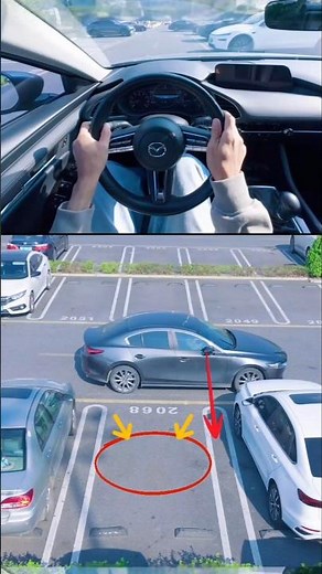 Easy Reverse Parking Technique #learning #shortvideo