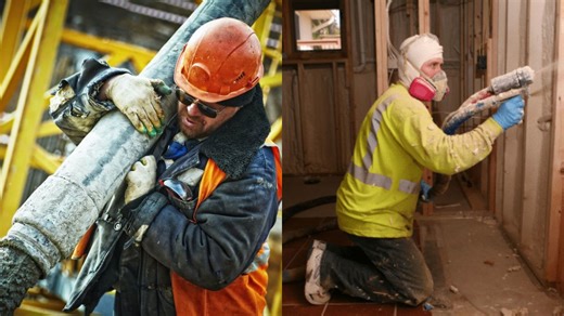 Skilled Workers Performing Fast and Satisfying Jobs
