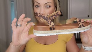Watch REVIEW | Super comfy and cute platform wedge sandals!! on Amazon Live