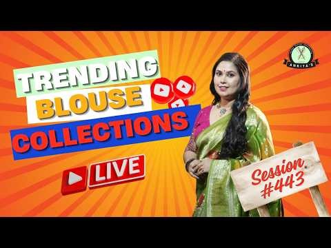 Ankita's Creations Live Session #443 || Wholesale Blouse || Blouse Manufacturer || #wholesaleblouse