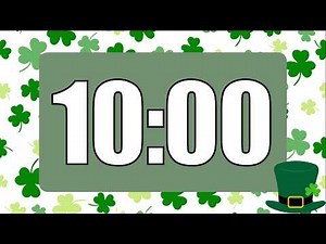 10 Minute Saint Patrick’s Day Timer with Relaxing LoFi Music for Classroom (Fun Piano Alarm at End)