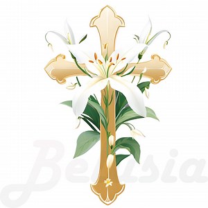 13 PNG Elegant Easter Cross With White Lilies, Digital Download Floral Cross, Transparent Background, Christian Clipart, Junk Journals - Etsy