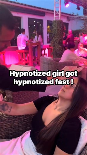Hypnotized girl got hypnotized fast ! #hypnosis #comedy #comedyreels #comedyshow #funny | Worlds Coolest Hypnotists