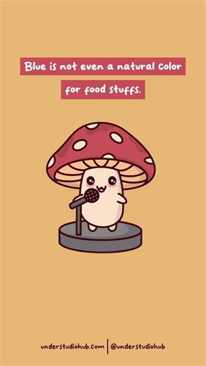 Blue Food 🫐 Original Audio: Randy Feltface #blue #color #food #mushroom #animation | Under Studio