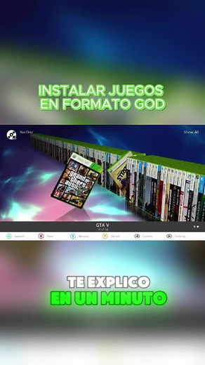 Cómo instalar juegos en tu Xbox 360 con RGH en formato GOD