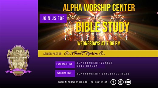Alpha Worship Center Virtual Bible Study | Alpha Worship Center