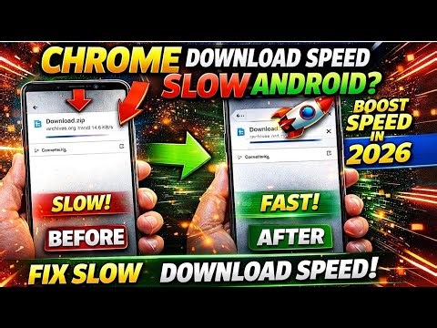 Chrome Download Speed Slow Android? |How To Increase Chrome Download Speed Fast in (2026)