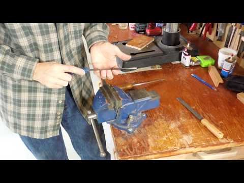 Sharpening (burnishing) cabinet scrapers