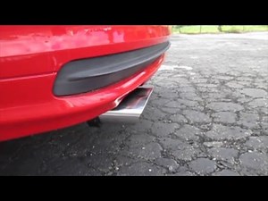 BMW E46 323i Muffler & Resonator delete exhaust outside/inside