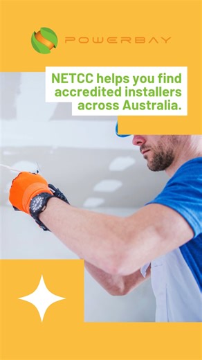 Power Bay Pty Ltd on Instagram: "Finding a trusted solar installer shouldn’t be guesswork. NETCC helps you connect with accredited installers across Australia—meeting verified standards and backed by real consumer protection. Safer installs. Reliable products. Total peace of mind. Search for a NETCC Approved Installer today. 📍 Find us at @bunnings stores 🌐 powerbay.com.au | 📞 1800 95 95 09 #solarenergy #netcc #solarinstallers #cleanenergy #consumerprotection #solaraustralia #renewableenergy #