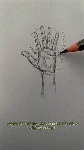 Day- 6/30 Stop Drawing Front Hand Flat ✋🏽 #art #drawing #youtubeshorts #shorts