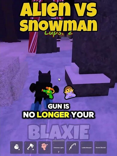 *NEW* Snowman vs Alien 🤔 99 nights in the forest #roblox #blaxieroblox