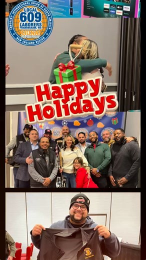 🎉From our Loc Union family to yours, wishing you a season wrapped in joy and a New Year filled with peace and good health. 🎄 | Local 609 Laborers