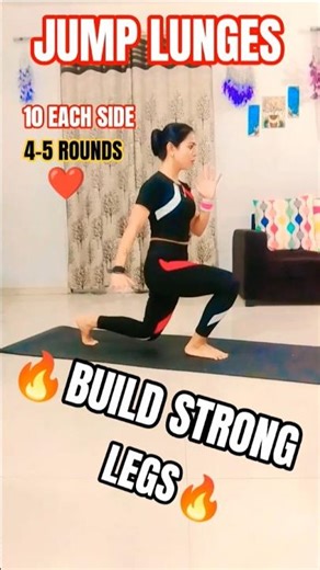 🔥JUMP LUNGES🔥 #trending #motivation #youtubeshorts #shorts #explore #viral