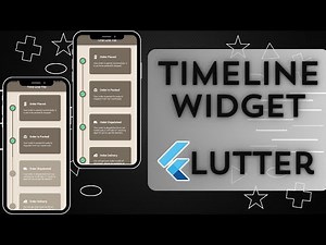 Timeline Widget Flutter | Flutter Widget Of The Week.